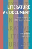 Literature as Document