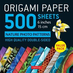 Origami Paper 500 Sheets Nature Photo Patterns 6 (15 CM)