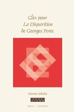 Clés Pour La Disparition de Georges Perec - Salceda, Hermes