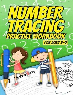 Number Tracing Practice Workbook for Ages 3-5 - Roberts, Dl