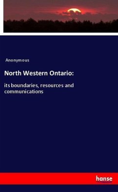 North Western Ontario: Cover North Western Ontario: