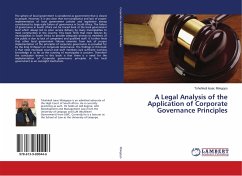 A Legal Analysis of the Application of Corporate Governance Principles