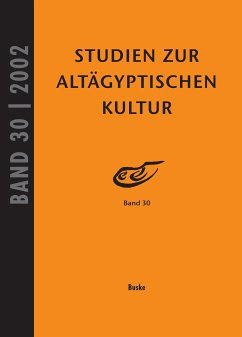 Studien zur Altägyptischen Kultur Band 30 (eBook, PDF)