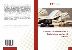 L'universalisme du droit à l'éducation: portée et limites - Daila, Bélibi Sébastien