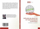 Difficultés des élèves lors de l¿apprentissage du condensateur