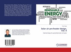 Solar air pre-heater design, Vol. II