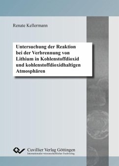 Cover Untersuchung der Reaktion bei der Verbrennung von Lithium in Kohlenstoffdioxid und kohlenstoffdioxidhaltigen Atmosphären (eBook, PDF)