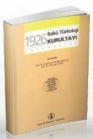 1926 Bakü Türkoloji Kurultayi - Öner, Mustafa