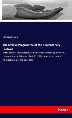 The Official Programme of the Tercentenary Festival - Anonymous