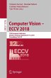 Computer Vision - ECCV 2018 - Bild 1