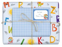 Geschenkpapier-Set für Kinder, Einschulung (für Jungen)