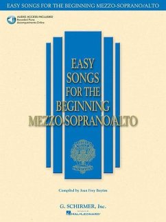 Easy Songs for the Beginning Mezzo-Soprano/Alto Book with Online Audio