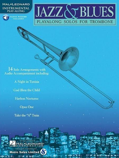 Jazz & Blues Playalong Solos for Trombone Book/Online Audio