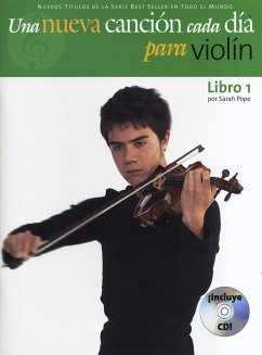 Una Nueva Cancion Cada Dia Para Violin: New Tune a Day for Violin - Spanish Edition [With CD (Audio)] - Pope, Sarah