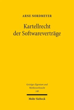 Kartellrecht der Softwareverträge (eBook, PDF) - Nordmeyer, Arne