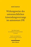 Wirkungsweise des unionsrechtlichen Anwendungsvorrangs im autonomen IPR (eBook, PDF)