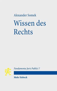 Wissen des Rechts (eBook, PDF) - Somek, Alexander