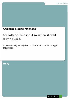 Are lotteries fair and if so, when should they be used? (eBook, PDF)