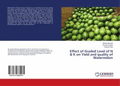 Effect of Graded Level of N & K on Yield and quality of Watermelon