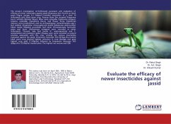 Evaluate the efficacy of newer insecticides against jassid