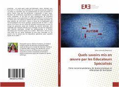 Quels savoirs mis en ¿uvre par les Educateurs Spécialisés - Schmidt-Dhonneur, Chloe