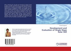 Development and Evaluation of Single Slope Solar Still - Dongardive, Snehal