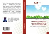 La question de l'amour dans la philosophie de Vladimir Jankélévitch