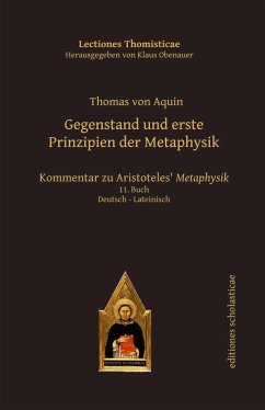 Gegenstand und erste Prinzipien der Metaphysik - Thomas von Aquin
