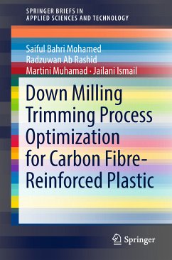 Down Milling Trimming Process Optimization for Carbon Fiber-Reinforced Plastic (eBook, PDF) - Mohamed, Saiful Bahri; Rashid, Radzuwan Ab; Muhamad, Martini; Ismail, Jailani