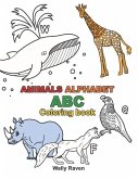 Animals Alphabet ABC Coloring book