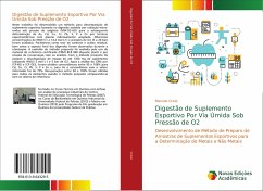 Digestão de Suplemento Esportivo Por Via Úmida Sob Pressão de O2 Digestão de Suplemento Esportivo Por Via Úmida Sob Pressão de O2