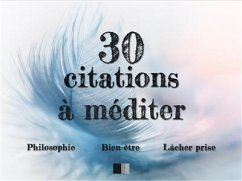 30 citations à méditer (fixed-layout eBook, ePUB) - Collectif; Éditions, FV