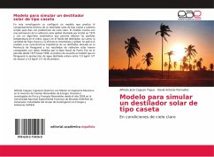 Modelo para simular un destilador solar de tipo caseta - Caguao Yagua, Alfredo José;Pernalete, David Antonio