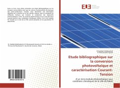 Etude bibliographique sur la conversion photovoltaïque et caractérisation Courant-Tension - Abdelwahed, El Haddad;Ayoub, El Moutaouakil