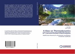 A View on Thermodynamics of Concentrated Electrolytes