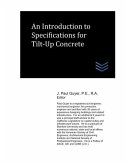 An Introduction to Specifications for Tilt-Up Concrete