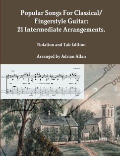 Popular Songs For Classical/ Fingerstyle Guitar - Allan, Adrian