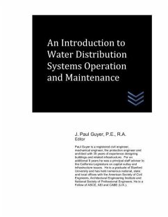 An Introduction to Water Distribution Systems Operation and Maintenance - Guyer, J. Paul