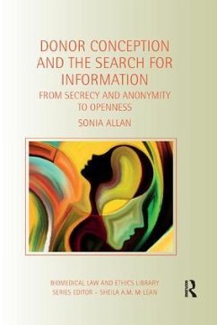 Donor Conception and the Search for Information - Allan, Sonia