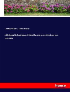 Cover A bibliographical catalogue of Macmillan and co.'s publications from 1843-1889