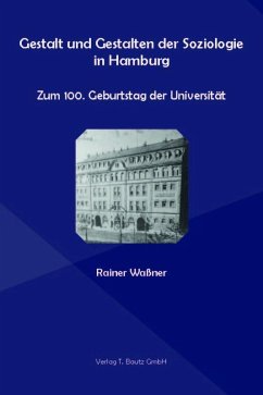 Gestalt und Gestalten der Soziologie in Hamburg. (eBook, PDF) - Waßner, Rainer