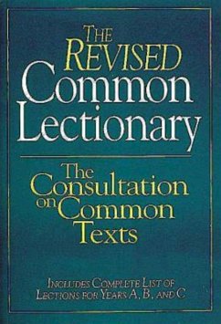 The Revised Common Lectionary (eBook, ePUB) - Consultation On Common Texts