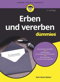 Erben und vererben für Dummies (eBook, ePUB) - Belser, Karl-Heinz