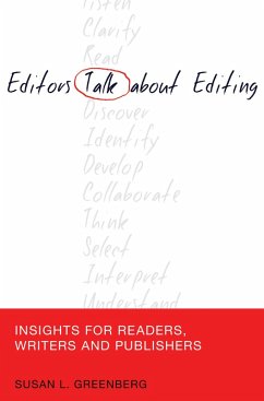 Editors Talk about Editing (eBook, ePUB) - Greenberg, Susan L.