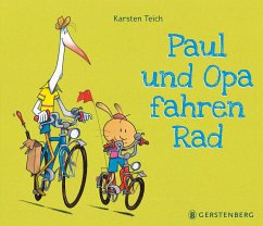 Paul und Opa fahren Rad - Teich, Karsten