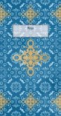 Der Zauber Indiens Schmales Notizheft - Motiv Blaues Ornament Der Zauber Indiens Schmales Notizheft - Motiv Blaues Ornament