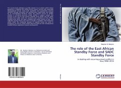 The role of the East African Standby Force and SADC Standby Force - Manjoro, Stephen N.