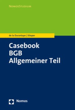 Casebook BGB Allgemeiner Teil - de la Durantaye, Katharina;Stieper, Malte