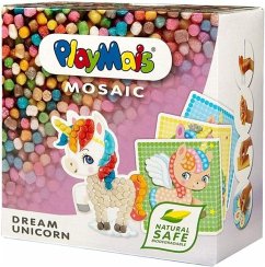 small foot 11823 - PlayMais®, Mosaic, Dream Unicorn, über 2300 Stück und Zubehör, Bastelset