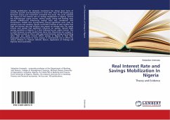 Real Interest Rate and Savings Mobilization In Nigeria